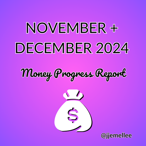 Wrapping it all up | November + December 2024 Monthly Money Progress Report